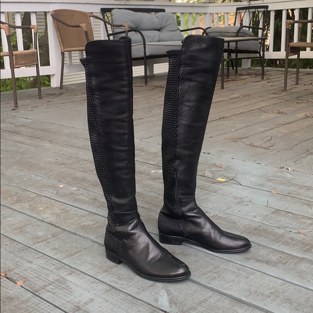 Stuart Weitzman OTK Leather Boots
